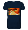 Alaun mit Öl Negativ - Mens Organic V-Neck Shirt wioostore.de
