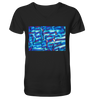 Optical Brightener - Mens V-Neck Organic Shirt wioostore.de