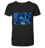 Optical Brightener - Mens Organic V-Neck Shirt wioostore.de