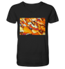 Beta Alanin und L-Glutamin - Mens Organic V-Neck Shirt wioostore.de