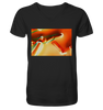 Alaun mit Öl Negativ - Mens Organic V-Neck Shirt wioostore.de