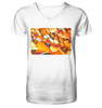 Beta Alanin und L-Glutamin - Mens Organic V-Neck Shirt wioostore.de