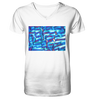 Optical Brightener - Mens V-Neck Organic Shirt wioostore.de