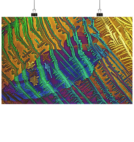 Caesiumchlorid mit Kupfersulfat - Poster Din A2 (quer) wioostore.de