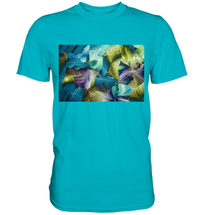 Apfelsäure als Mikrokristall Herren-Shirt – Motiv 3 – Vorderansicht