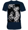 Kochsalz, Mikrokristalle im Dunkelfeld - Premium Shirt wioostore.de