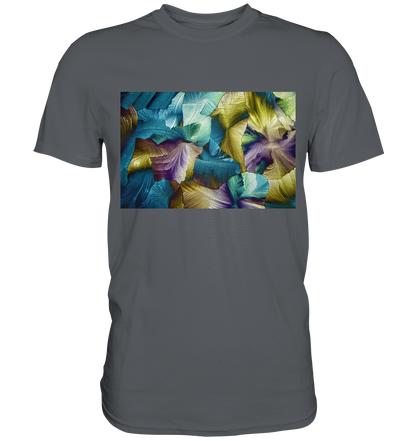 Apfelsäure als Mikrokristall Herren-Shirt – Motiv 3 – Vorderansicht
