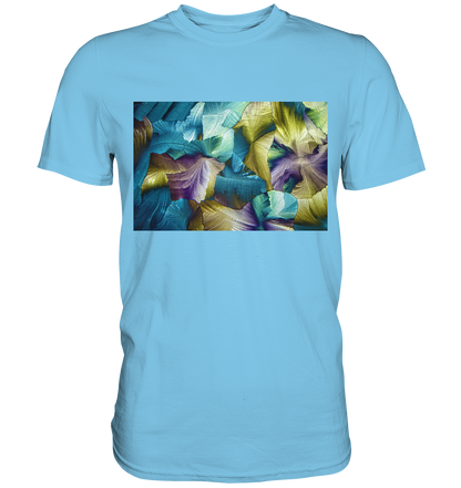 Apfelsäure als Mikrokristall Herren-Shirt – Motiv 3 – Vorderansicht