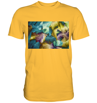 Apfelsäure als Mikrokristall Herren-Shirt – Motiv 3 – Vorderansicht