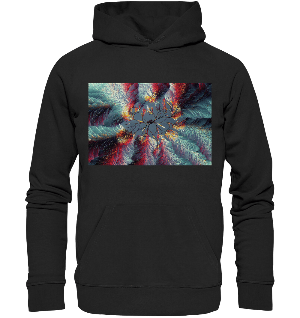 Mikrokristall-Design Premium Hoodie - Zimtsäure - wioostore.de - #unikat#