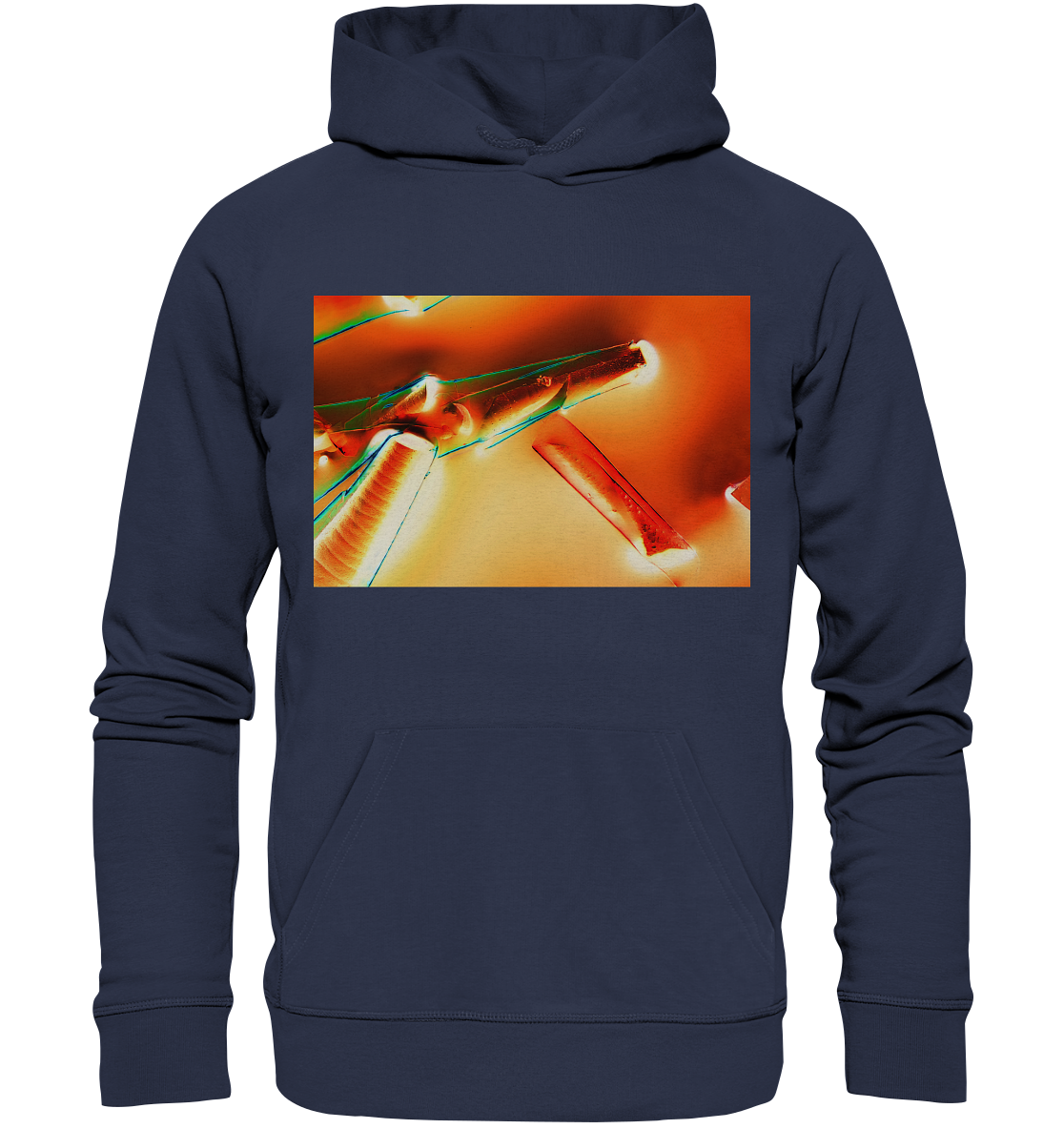 Alaun mit Öl Negativ - Premium Unisex Hoodie