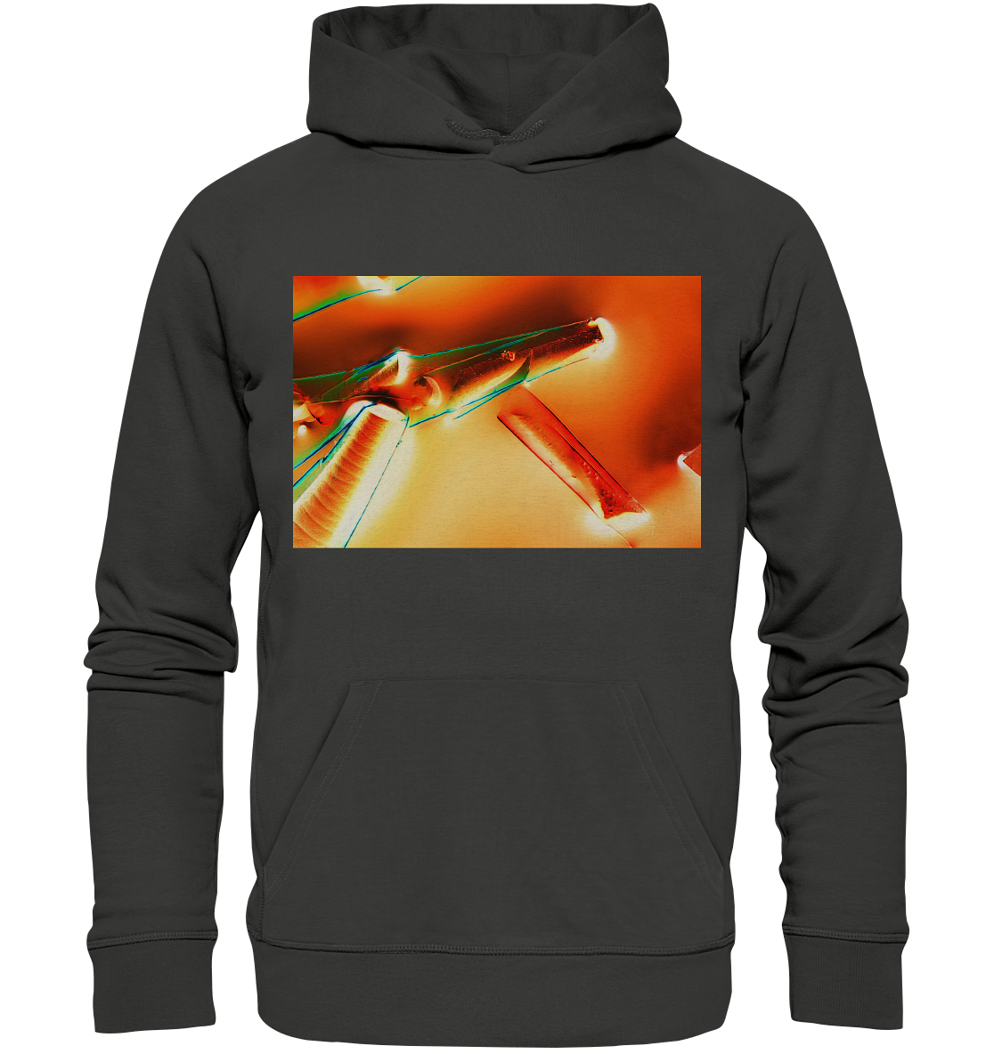 Alaun mit Öl Negativ - Premium Unisex Hoodie