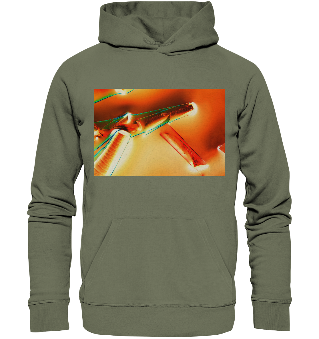 Alaun mit Öl Negativ - Premium Unisex Hoodie