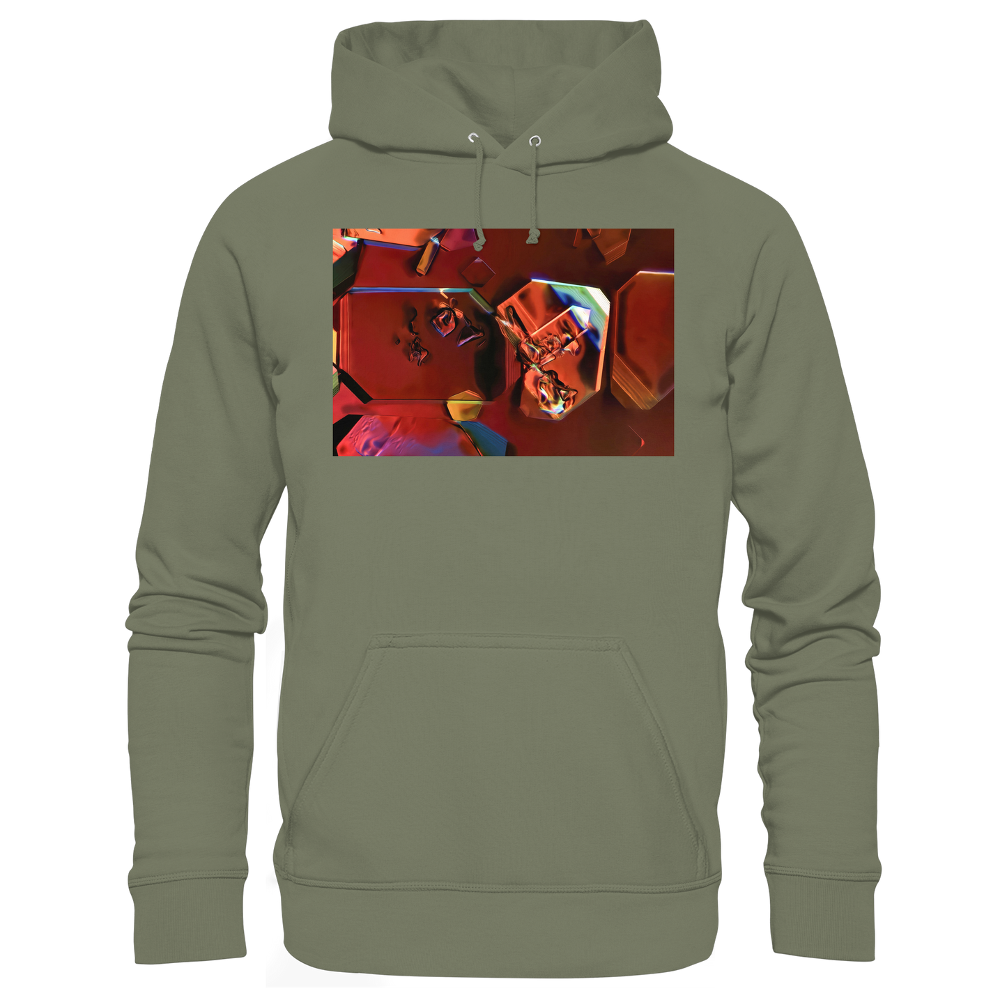 Mikrokristall-Design Premium Hoodie - Monoammoniumphosphat