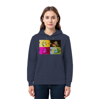 Mikrokristall-Design Premium Hoodie - Sojasauce