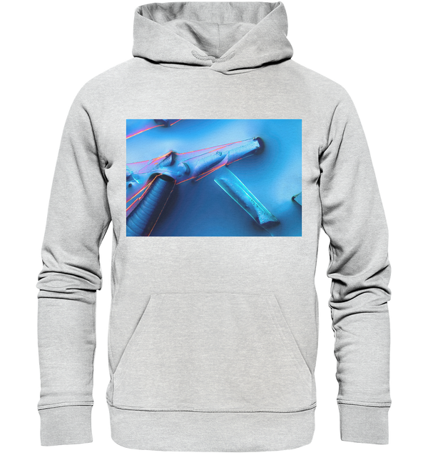 Mikrokristall-Design Premium Hoodie - Alaun mit Öl