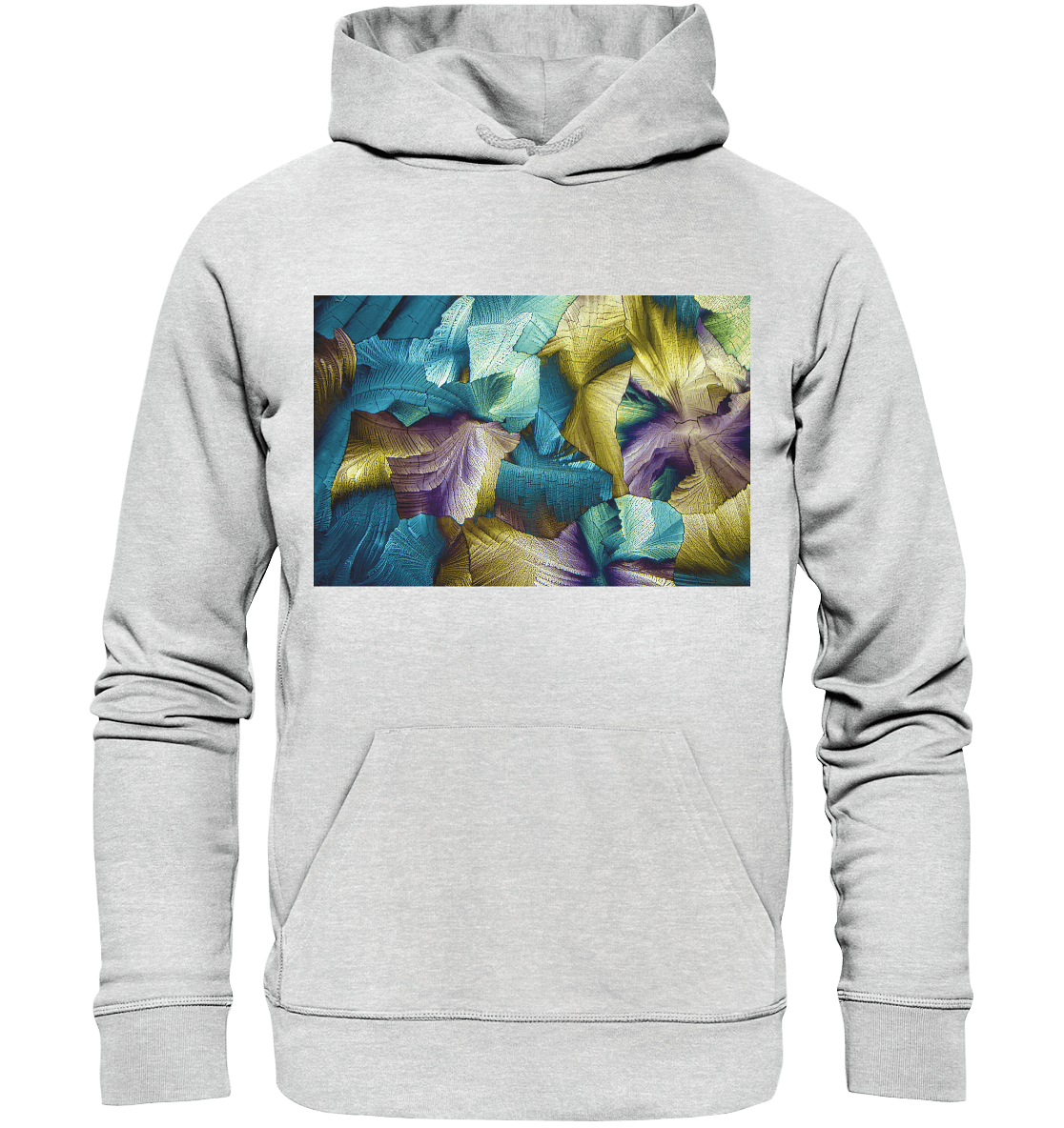 Mikrokristall-Design Premium Hoodie - Apfelsäure - wioostore.de - #unikat#