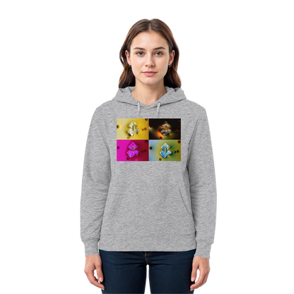 Mikrokristall-Design Premium Hoodie - Sojasauce