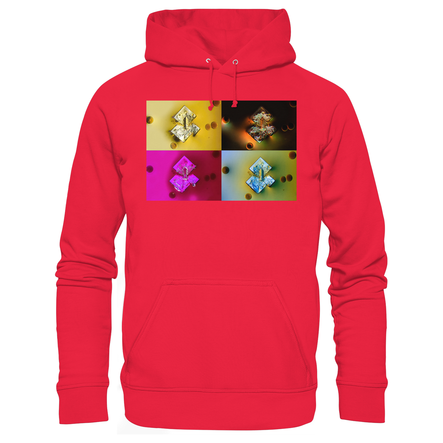 Mikrokristall-Design Premium Hoodie - Sojasauce