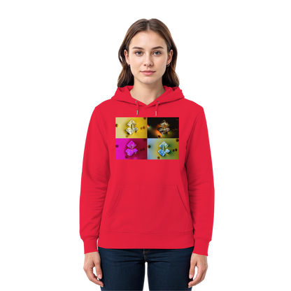 Mikrokristall-Design Premium Hoodie - Sojasauce