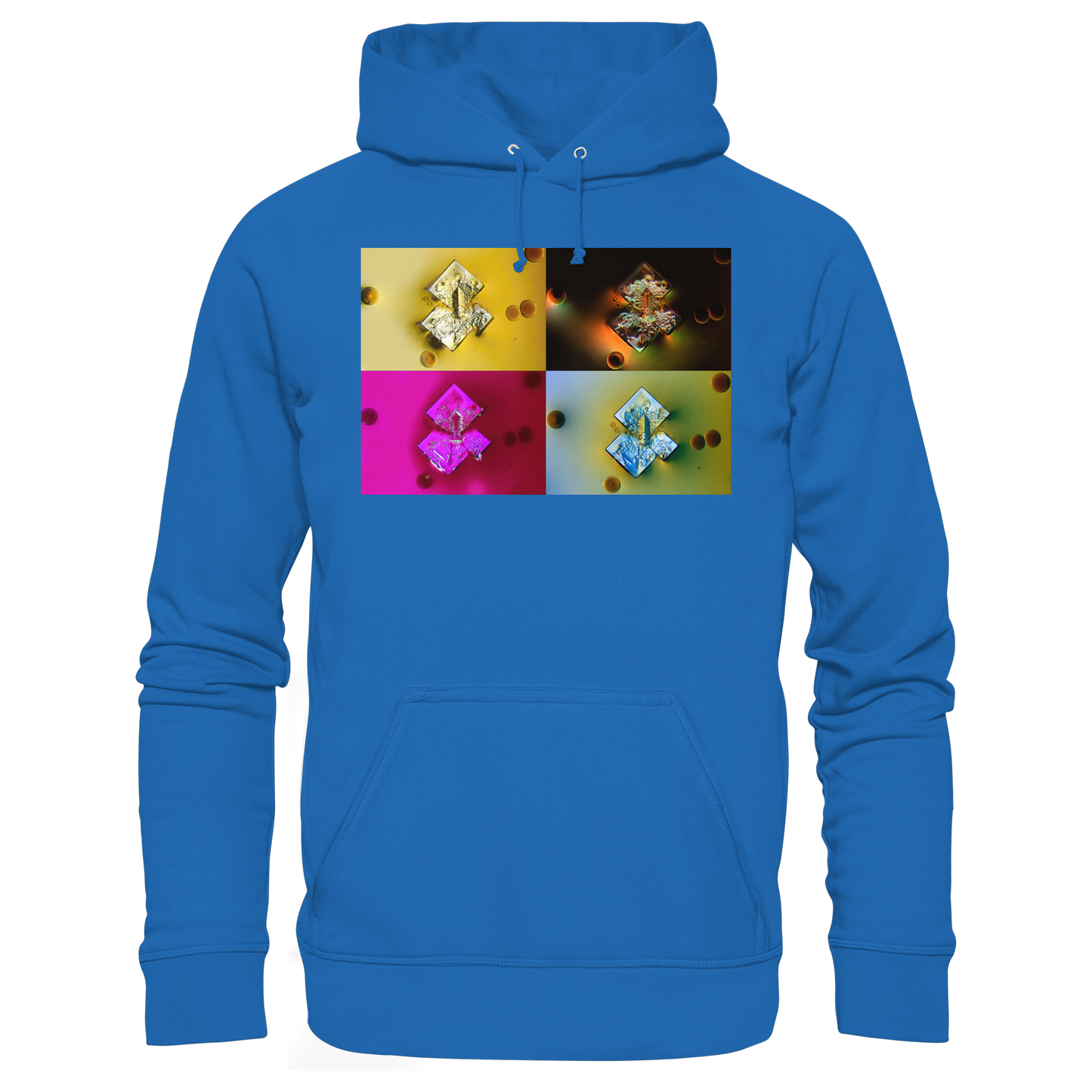 Mikrokristall-Design Premium Hoodie - Sojasauce