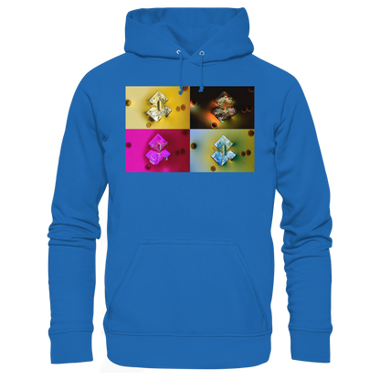 Mikrokristall-Design Premium Hoodie - Sojasauce