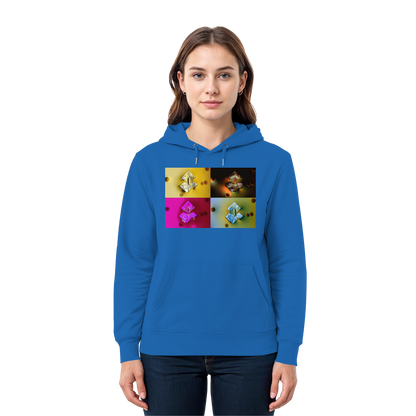 Mikrokristall-Design Premium Hoodie - Sojasauce