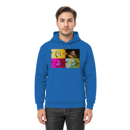 Mikrokristall-Design Premium Hoodie - Sojasauce