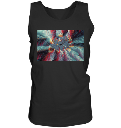 Zimtsäure – Mikrokristall-Tank-Top für Herren – Motiv 1 – Produktansicht 3
