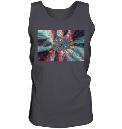 Zimtsäure – Mikrokristall-Tank-Top für Herren – Motiv 1 – Produktansicht 2