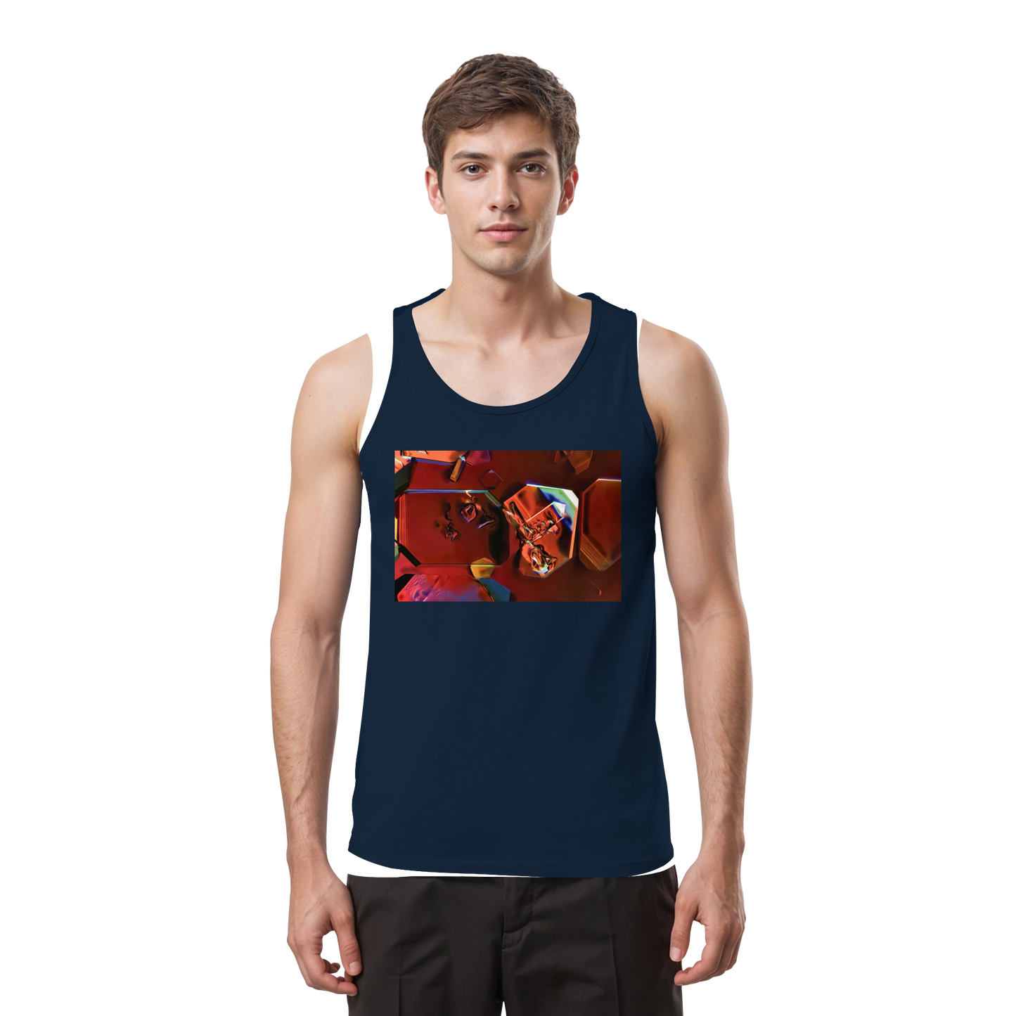 Mikrokristall-Design Tank Top - Monoammoniumphosphat