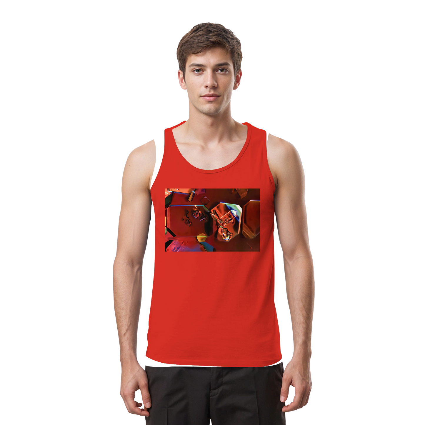 Mikrokristall-Design Tank Top - Monoammoniumphosphat