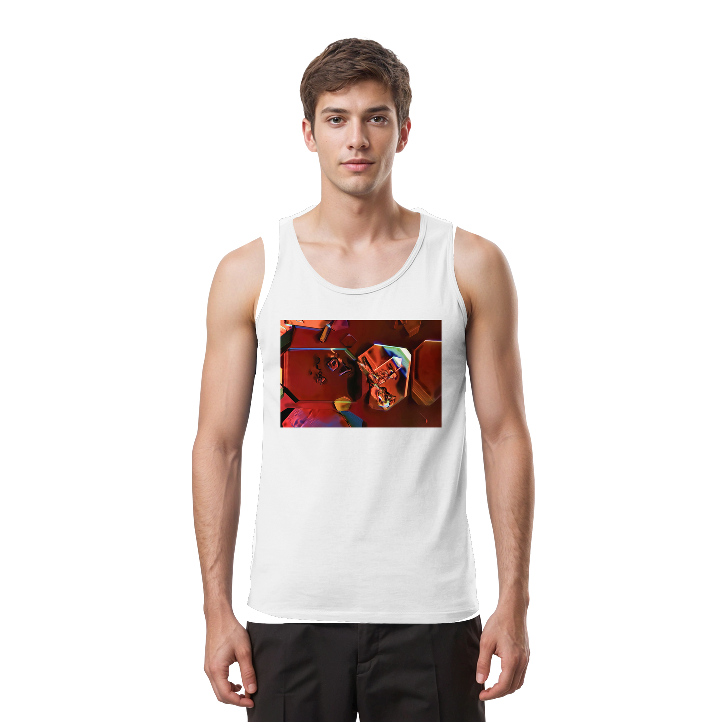 Mikrokristall-Design Tank Top - Monoammoniumphosphat