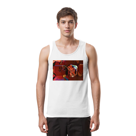 Microcrystal design tank top - monoammonium phosphate