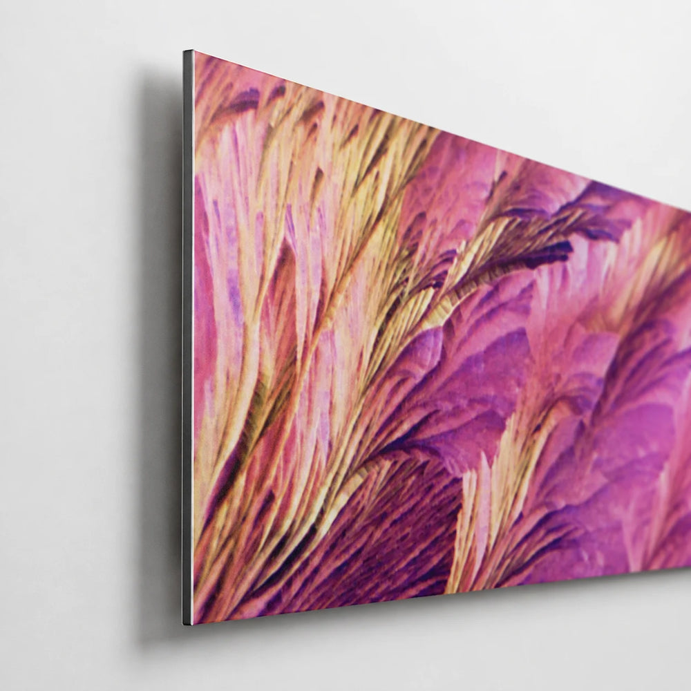 Mikrokristall-Wandbild auf aluminium, beta alanin und L-Glutamin. wioostore