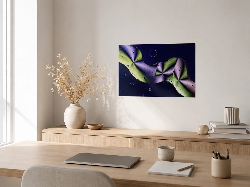 Mikrokristall-Foto als Geschenkidee für Chemiker