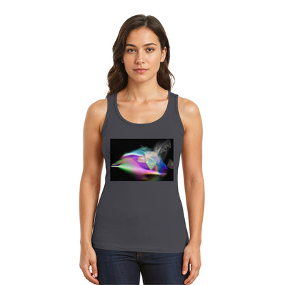 Zimtsäure – Mikrokristall-Tank-Top für Herren – Motiv 2 – Charcoal, am Model